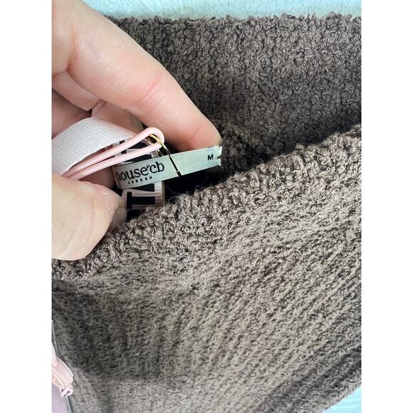 House of CB Women's Sloane Bouclé Knit Maxi Skirt Chocolate Brown Size M NWT - Picture 6 of 9